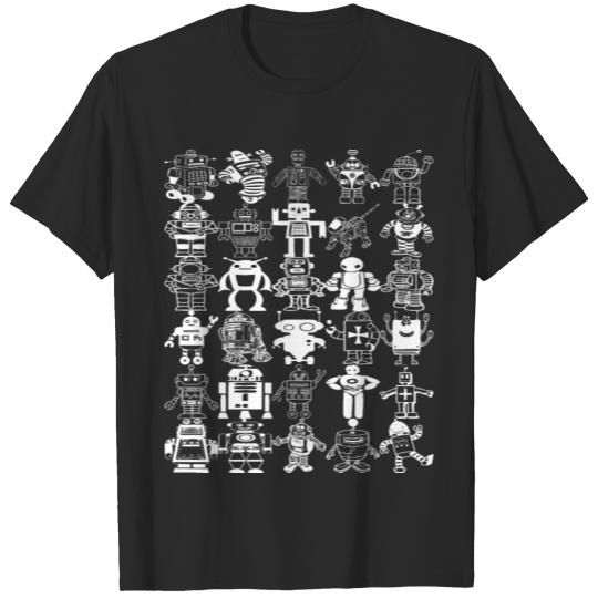 Discover Just a girl boy kid who loves robots, robotics T-shirt