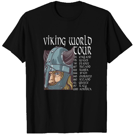 Viking World Tour Vikings Valhalla Odin T-shirt