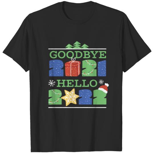 Discover Goodbye 2021 - Hello 2022 - New Year´s Eve T-shirt