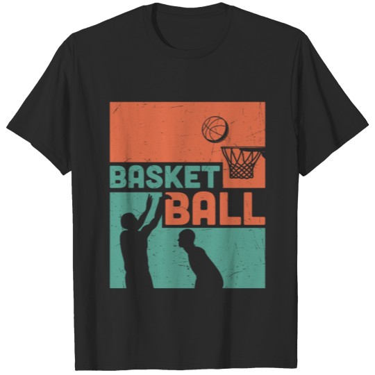 Discover Green and Orange Basketball Beautiful Design T-shirt