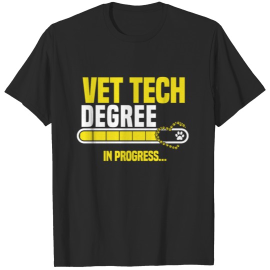 Discover Vet Tech Degree In Progress T-shirt