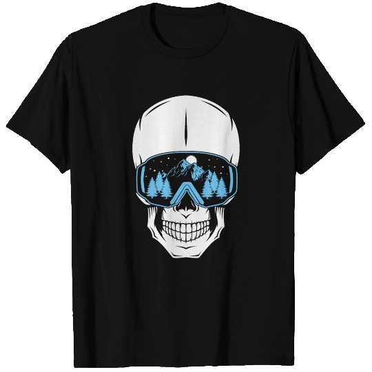 Vail Colorado Ski Snowboard Skeleton T-shirt