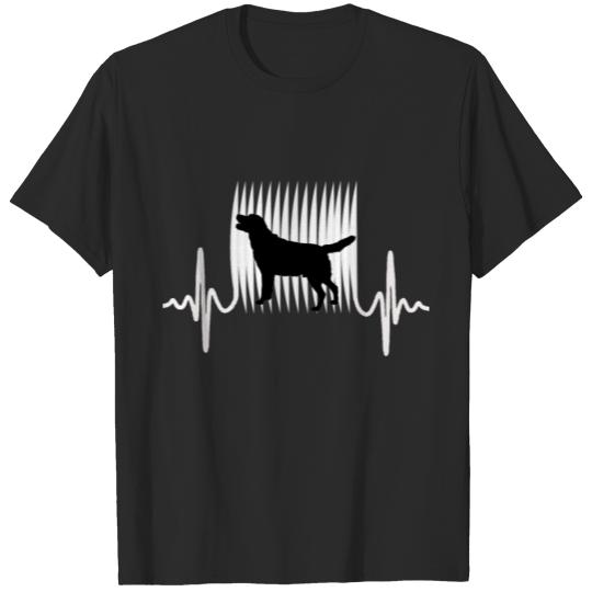 Discover Labrador retriever heartbeat T-shirt