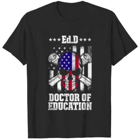 EdD Doctor of Education US Flag Doctorate T-shirt