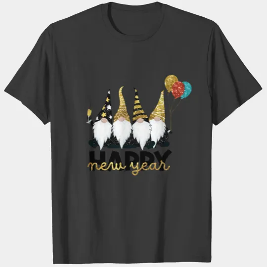 Gnomes Happy New Year T-shirt
