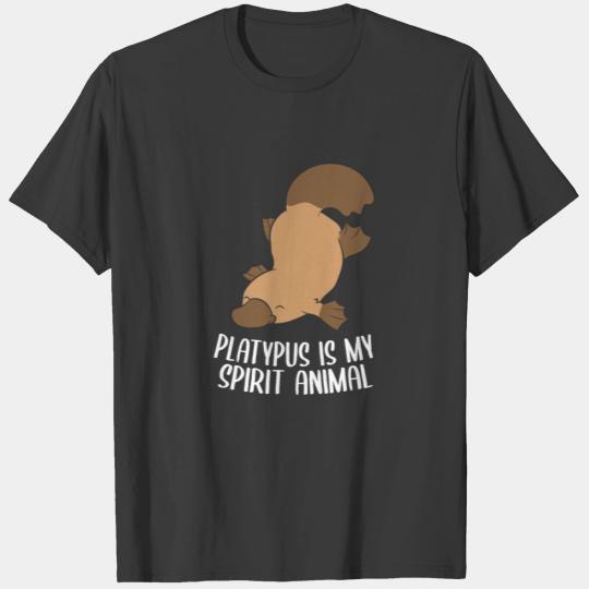 Platypus Is My Spirit Animal Cute Platypus Lover T-shirt