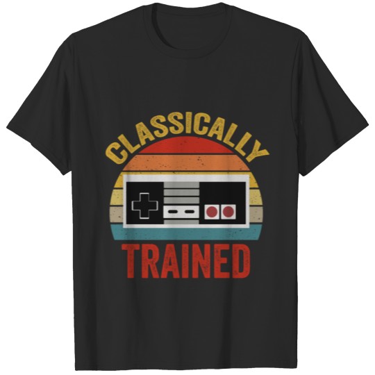 Discover Classically Trained Vintage Retro Video Game T-shirt