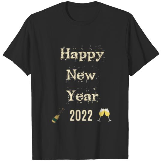 Discover Happy New Year 2022 Champagne T-shirt