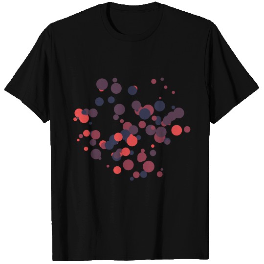 abstract circles pattern T-shirt