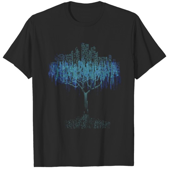 Discover Binary Tree Coding Computer Programmer Coder Zip T-shirt