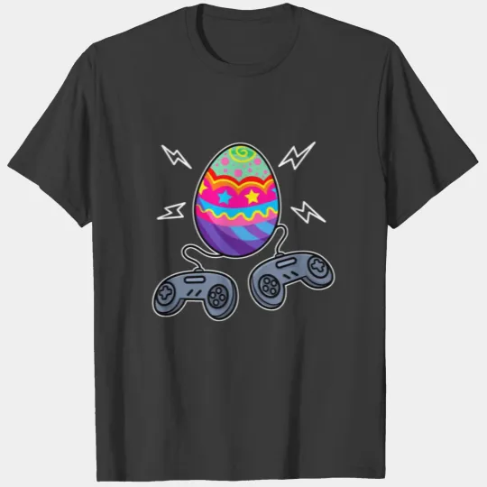 Gamer Easter Egg Gaming Video Game Lover Gifts Kid T-shirt