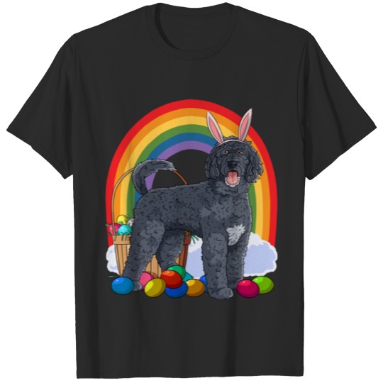 Discover Portuguese Water Dog Easter Eggs Bunny T-shirt