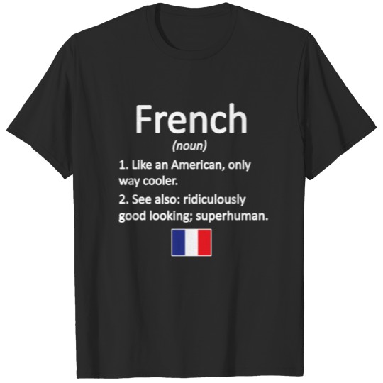 Discover Proud French Roots France Flag French Heritage T-shirt