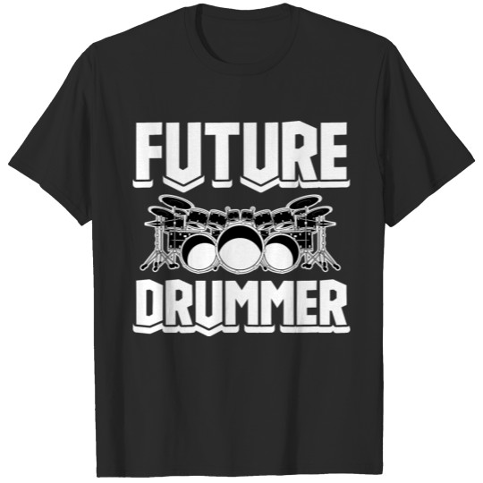 Discover Future Drummer Drumsticks Band Member Rock Metal D T-shirt