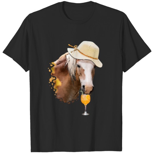 Discover Funny Horse Derby Party For Girls Horse Racing T-shirt