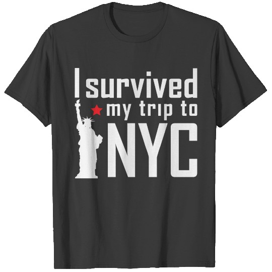 I survived my trip to nyc shirt T-shirt