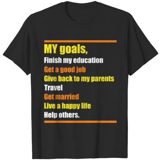 Discover My Goals T-shirt