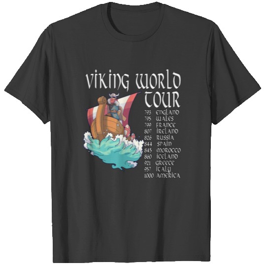 Viking World Tour Vikings Valhalla Odin for a Men T-shirt