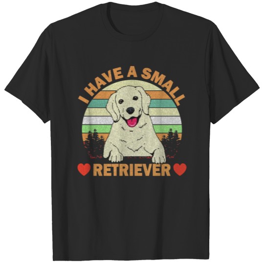 Discover golden retriever Dog I have a small doggo dog love T-shirt