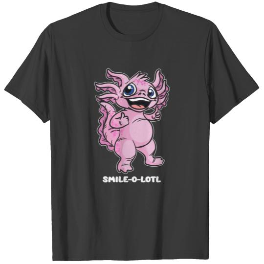 Smile-o-lotl Happy Smiling Axolotl T-shirt