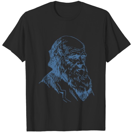 Portrait Darwin evolution biology theory T-shirt