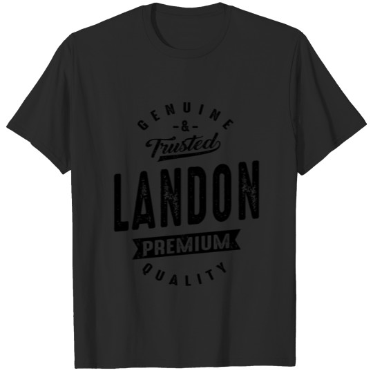 Discover Mens Funny Personalized Name Landon T-shirt