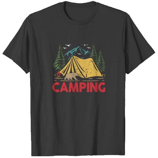 Tent Camping Funny Camping T-shirt