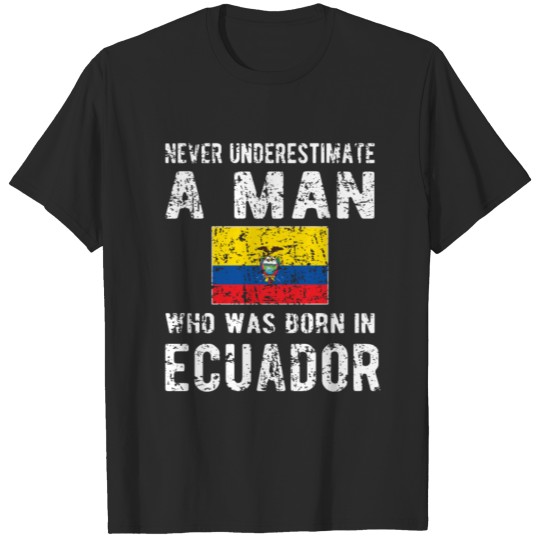 Discover Ecuadorian Heritage Ecuador Roots Ecuadorian Flag T-shirt