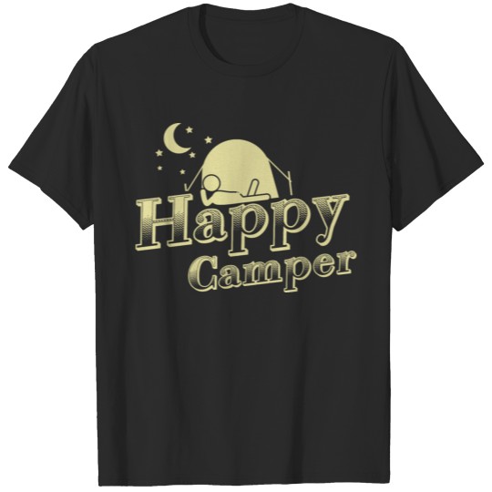Happy Camper Saying Camping T-shirt