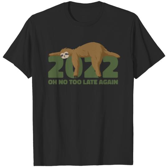 Discover 2022 lazy sloth funny T-shirt