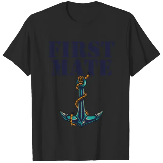 Discover First Mate Matching Fathers Day T-shirt