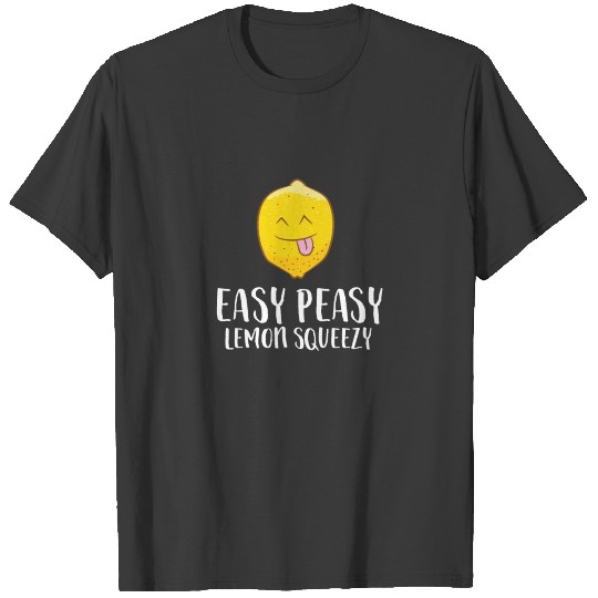 Lemonade Summer Lemons Easy Peasy Lemon Squeezy T-shirt