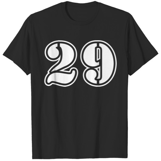 Discover 29 Number symbol T-shirt
