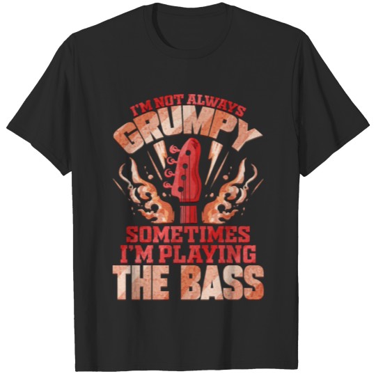 Discover Guitar Bass Player Bassist Guitarist Bass Guitar V T-shirt