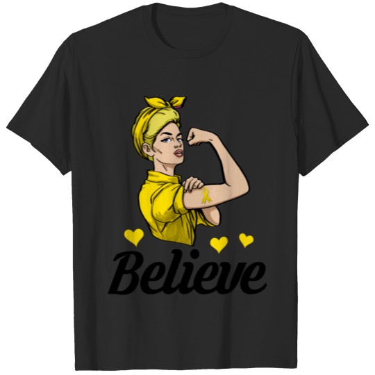 Discover Sarcoma Believe T-shirt