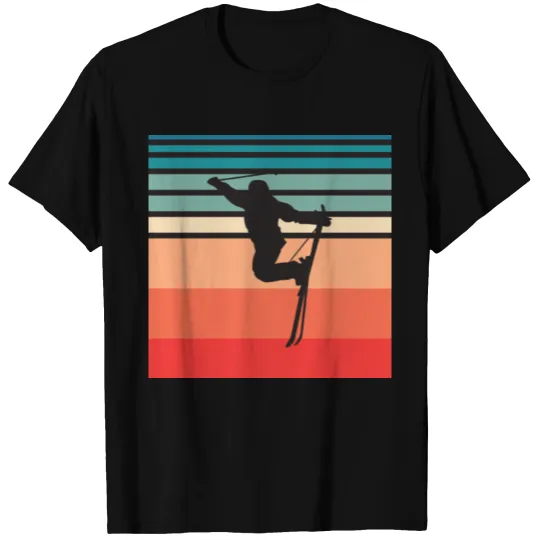 Retro Skiing Skier Vintage Ski T-shirt