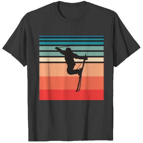 Retro Skiing Skier Vintage Ski T-shirt
