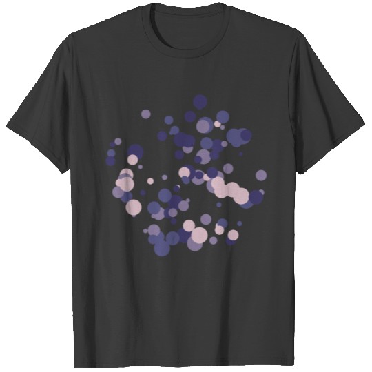 abstract circles pattern T-shirt