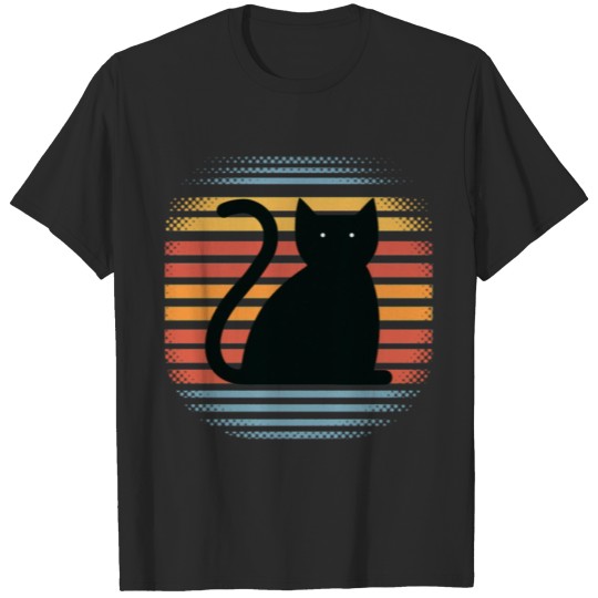 Discover Funny black cat hello human gifts T-shirt