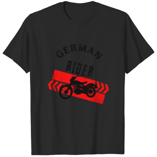 Discover Motorcycle Vintage German Biker T-shirt