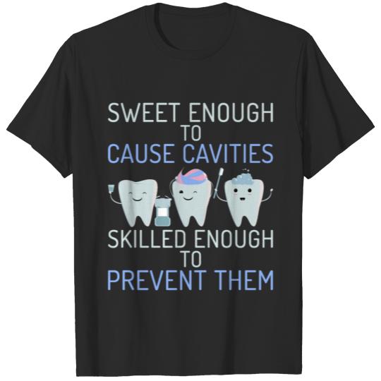 Discover Funny Dental Hygienist Saying Slogan Dentist T-shirt