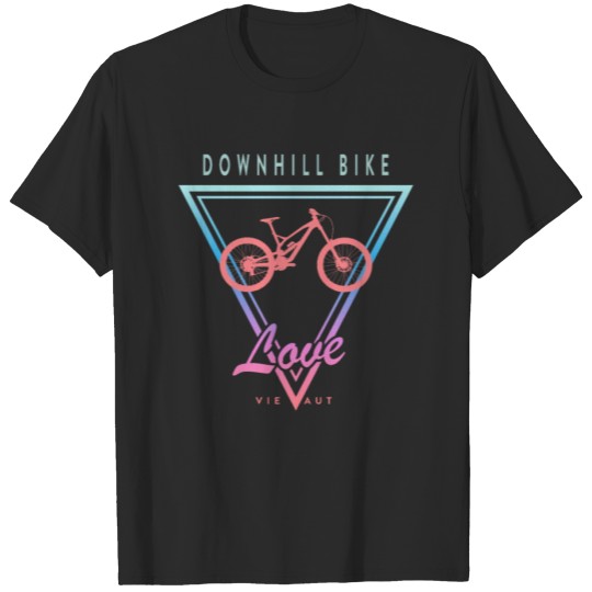 Discover Distressed Downhill Bike Love T-shirt