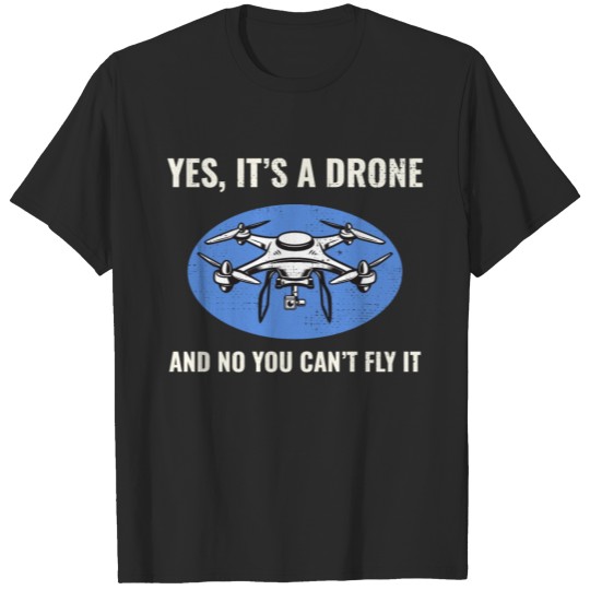 Discover Drone Flying Quadcopters RC Pilot Air Racing T-shirt
