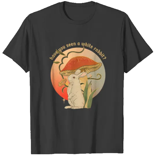 Cottagecore White Rabbit T-shirt