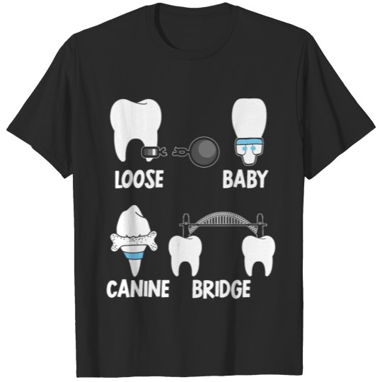 Discover Funny Dentist Dentistry Dental Surgeon Hygienist T-shirt