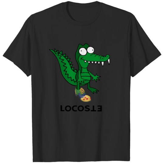 Discover gator style fashion parody logo T-shirt