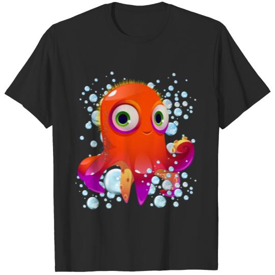 Discover Octopus Bubbles T-shirt