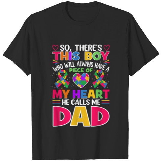 Discover Autism Dad - Autism Awareness Support Autism Funny T-shirt
