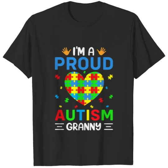Discover I'm a Proud Autism Granny - Autism Awareness T-shirt