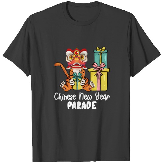 Chinese New Year parade 2022 Year of the Tiger Ox T-shirt